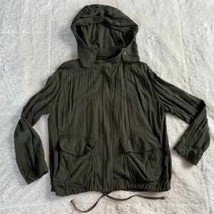 Madewell Wearmaster Outerwear Field Garment Olive Green Hooded Jacket Women’s XS